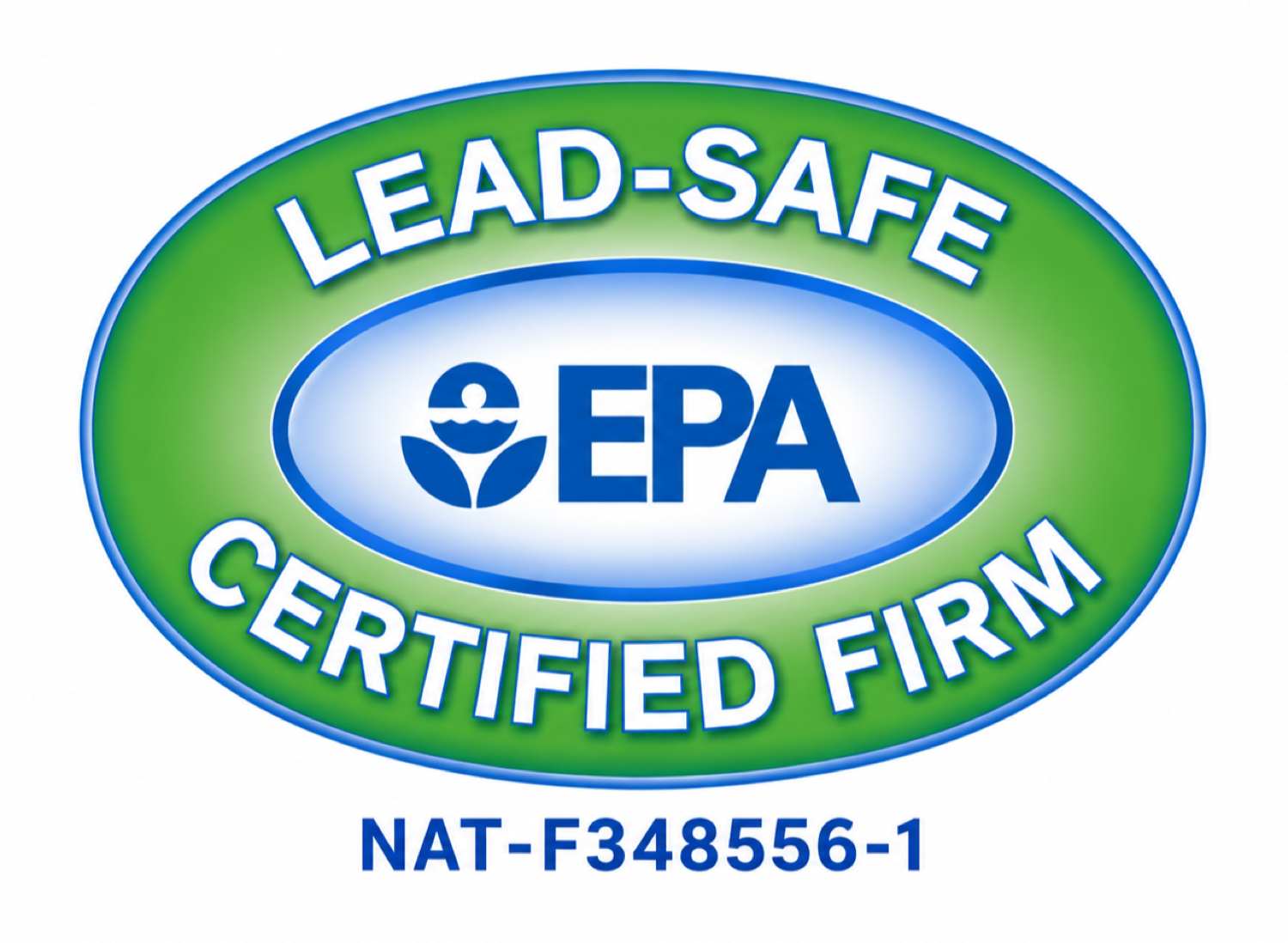 EPA Lead-Safe Certified Firm NAT-F348556-1