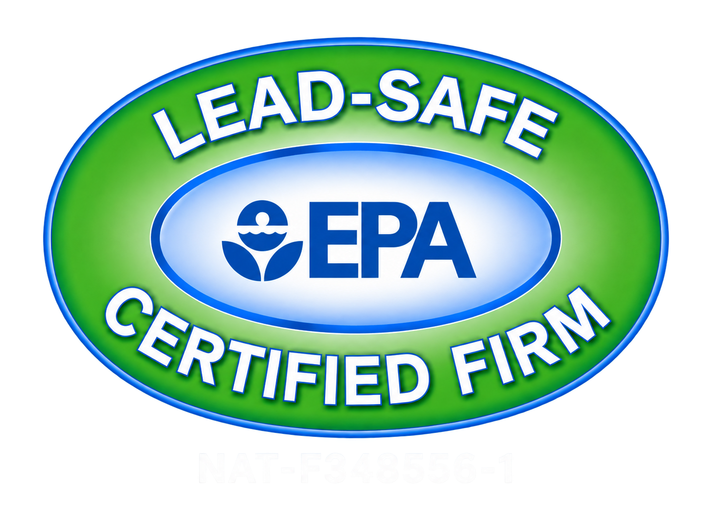 EPA Lead-Safe Certified Firm NAT-F348556-1